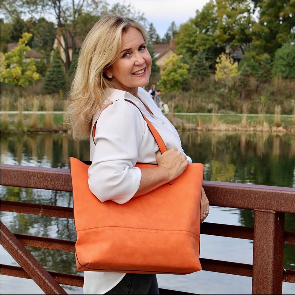 Vibrant Orange Women's Tote Bag